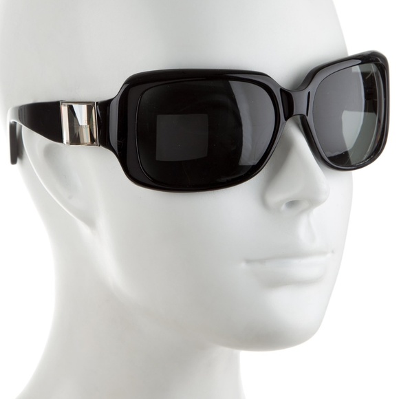 New Jimmy Choo Swarovski Sunglasses W Case & Box - Picture 2 of 8